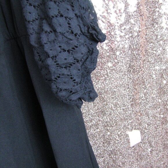 NWT BloomChic lacy black pantsuit 28/5X - Picture 5 of 8